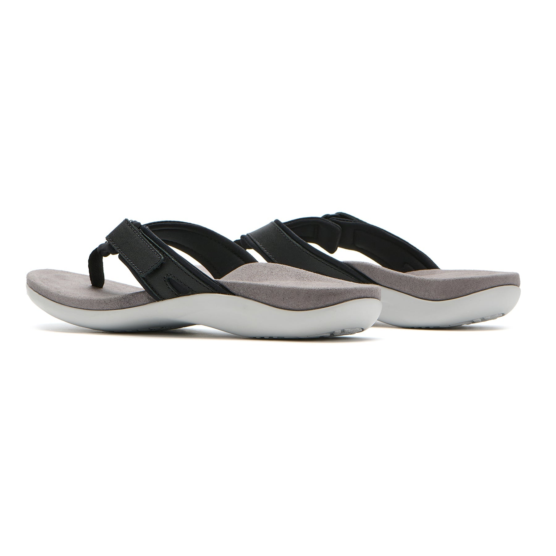 Oasis Sport Flip Flop Metatarsal - Black
