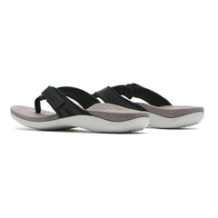 Oasis Sport Flip Flop Metatarsal - Black