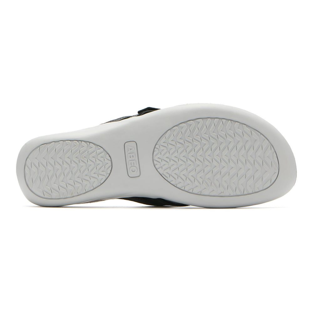 Oasis Sport Flip Flop Metatarsal - Black