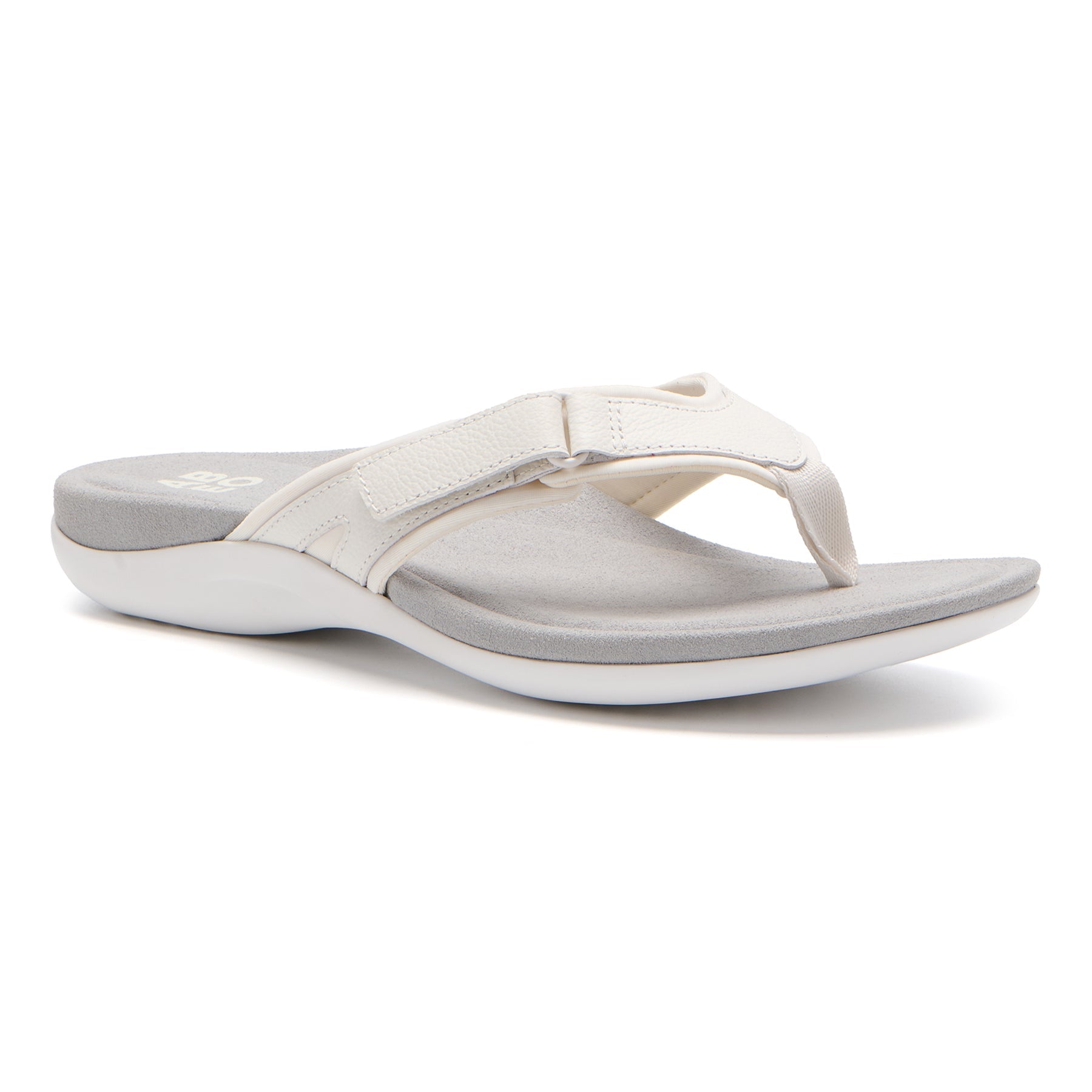 Oasis Sport Flip Flop Metatarsal - White