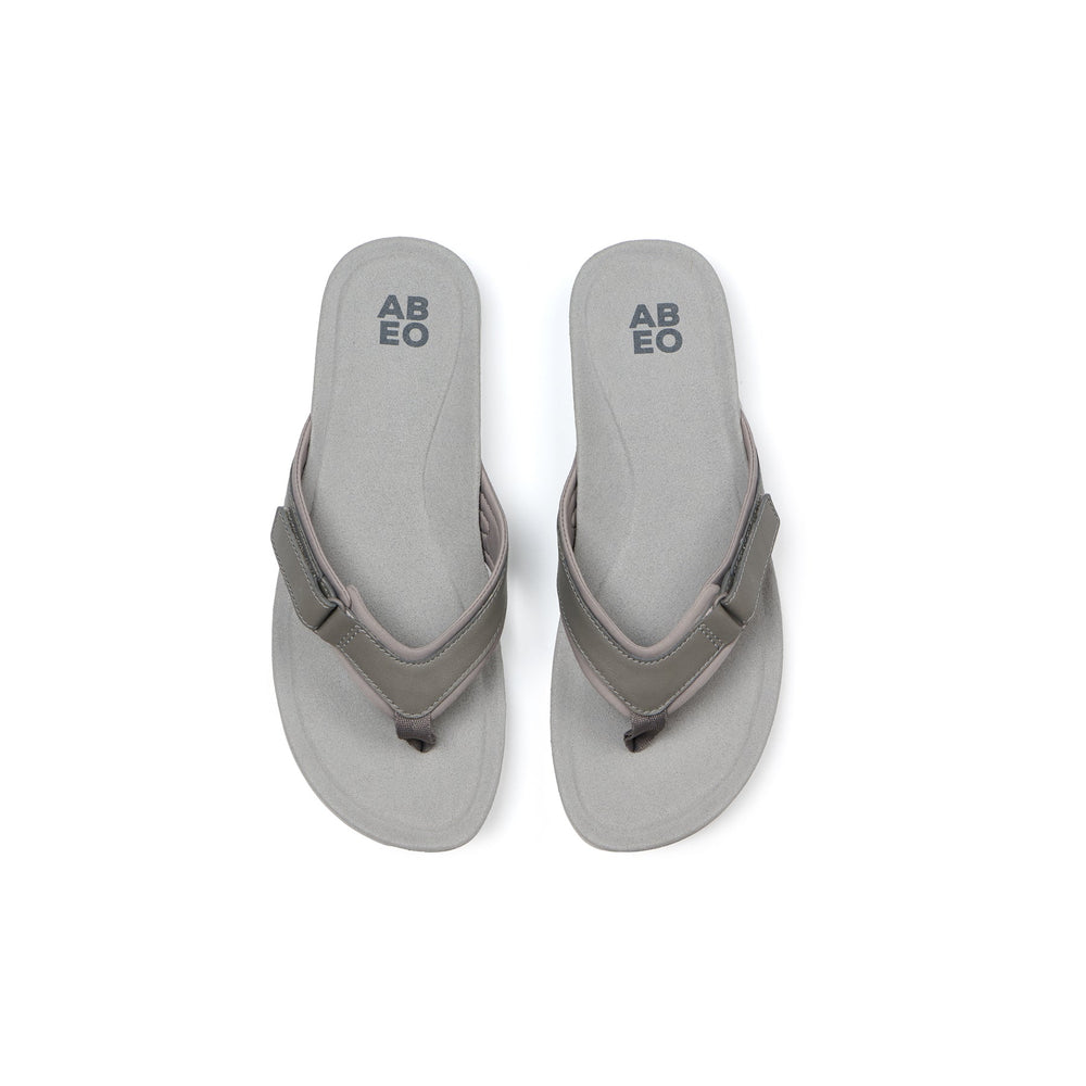 Oasis Sport Flip Flop Metatarsal - Nickel