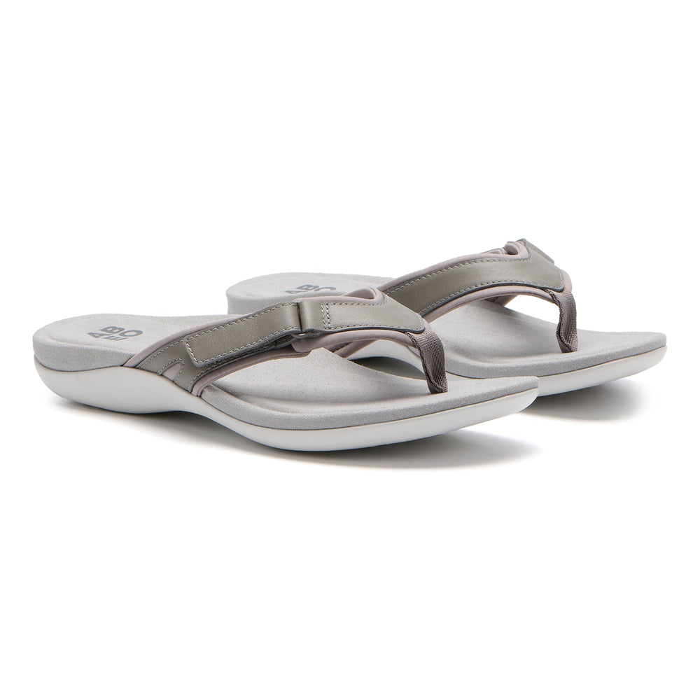 Oasis Sport Flip Flop Metatarsal - Nickel