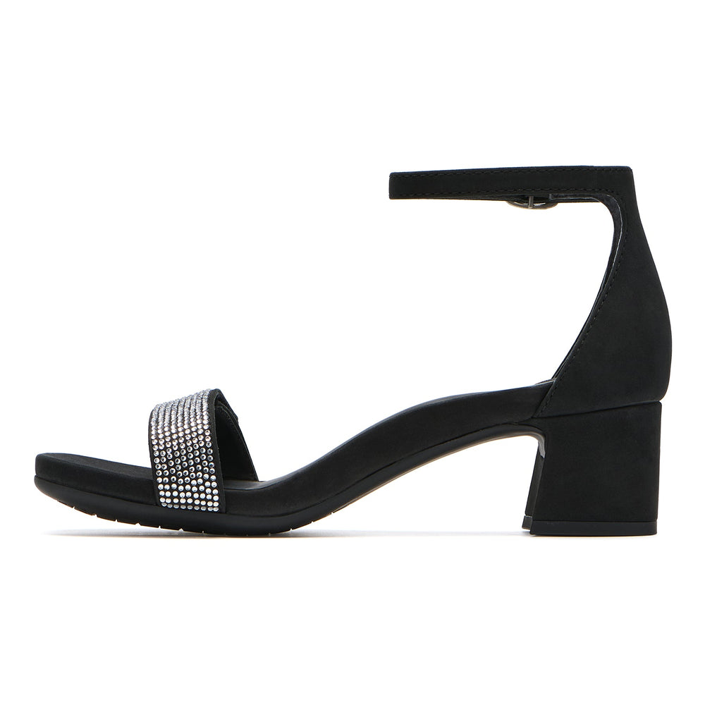 Avenue Strap Metatarsal - Black Sparkle