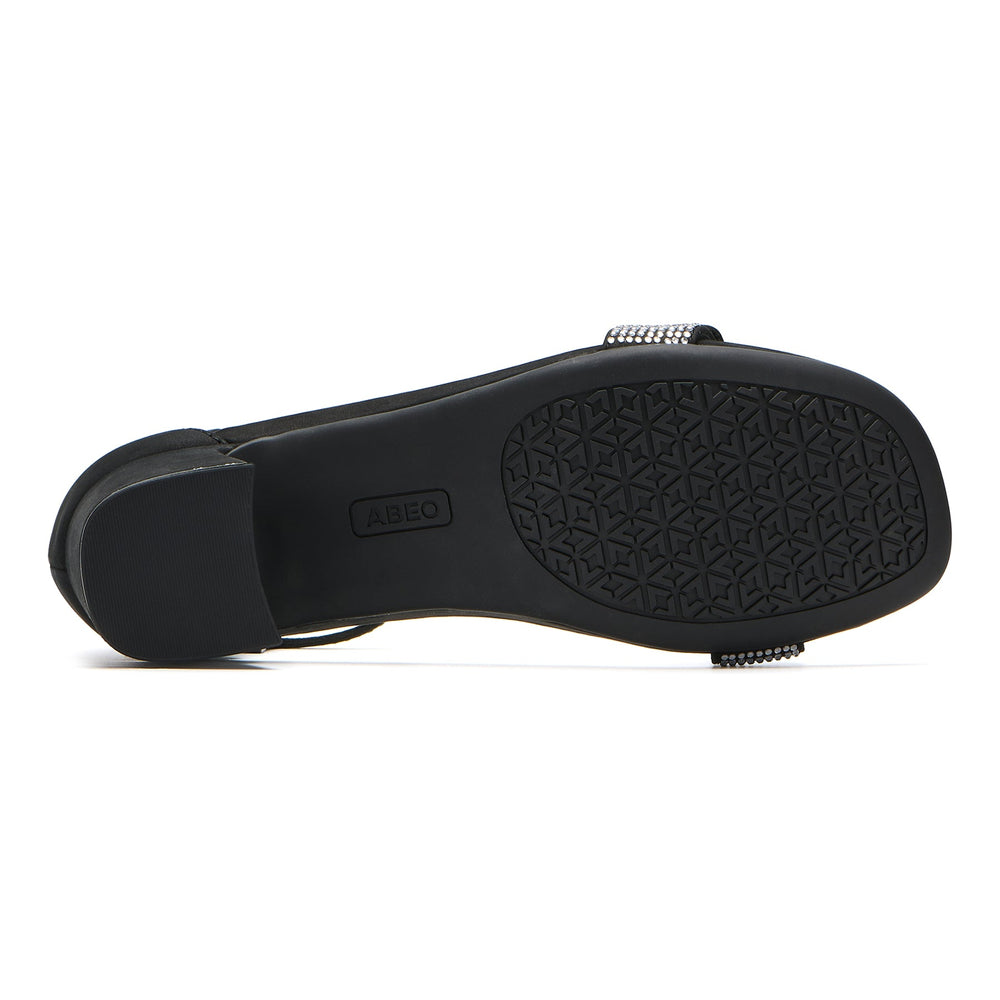 Avenue Strap Metatarsal - Black Sparkle