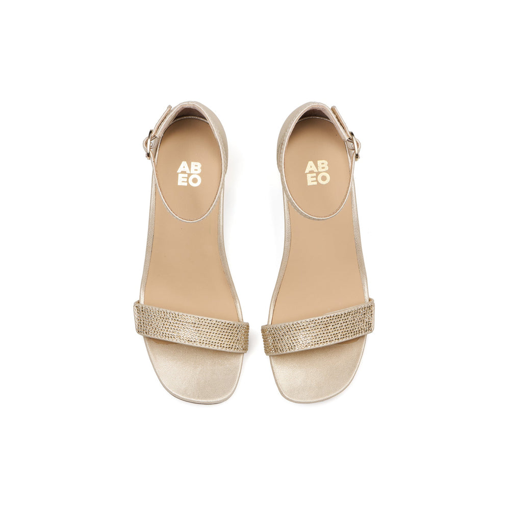 Avenue Strap Metatarsal - Gold Sparkle