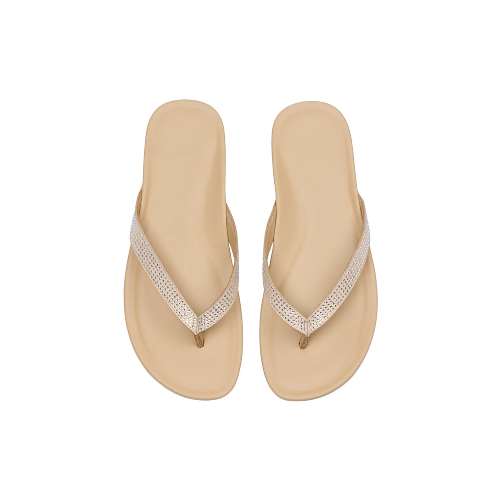 Oasis Flip Flop - Sand Sparkle