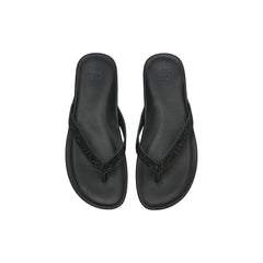 Oasis Flip Flop Metatarsal - Black Sparkle