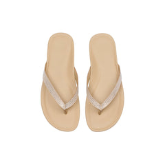 Oasis Flip Flop Metatarsal - Sand Sparkle