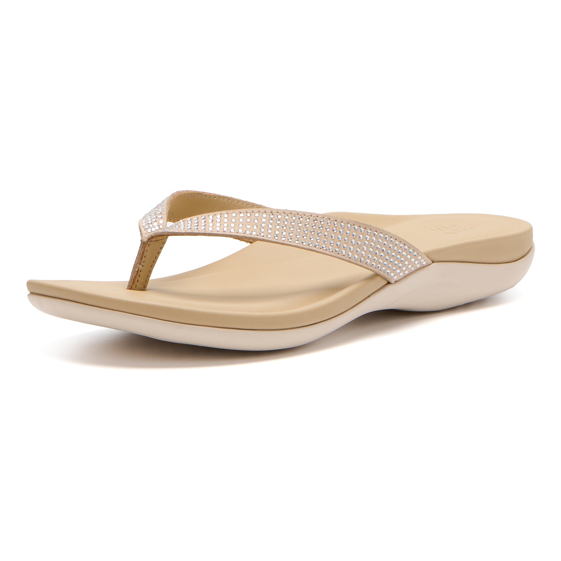 Oasis Flip Flop Metatarsal - Sand Sparkle
