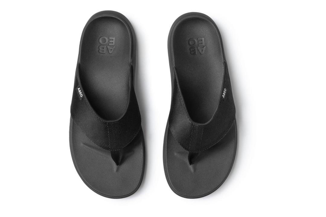 Alpha Black | Men ABEO Footwear Sandals