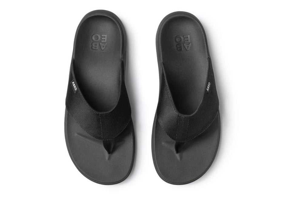 Alpha Black | Men ABEO Footwear Sandals
