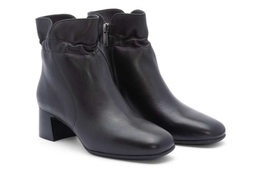 Avenue Mid Black Nappa | Women ABEO Footwear Boots