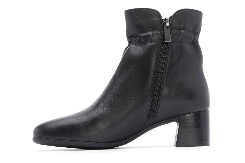 Avenue Mid Black Nappa | Women ABEO Footwear Boots