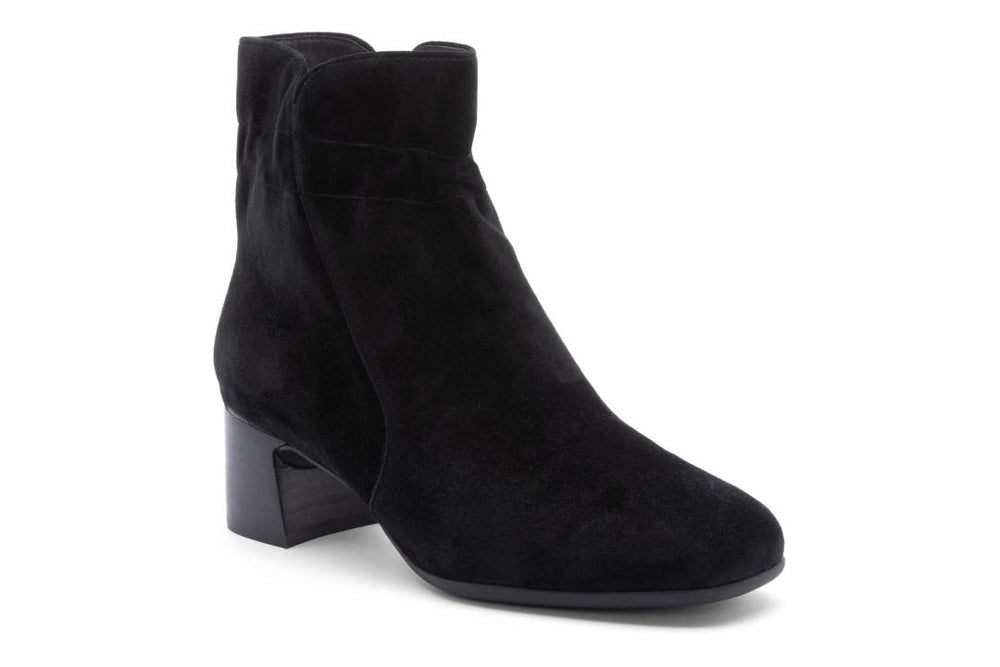 Avenue Mid Black Suede | Women ABEO Footwear Boots