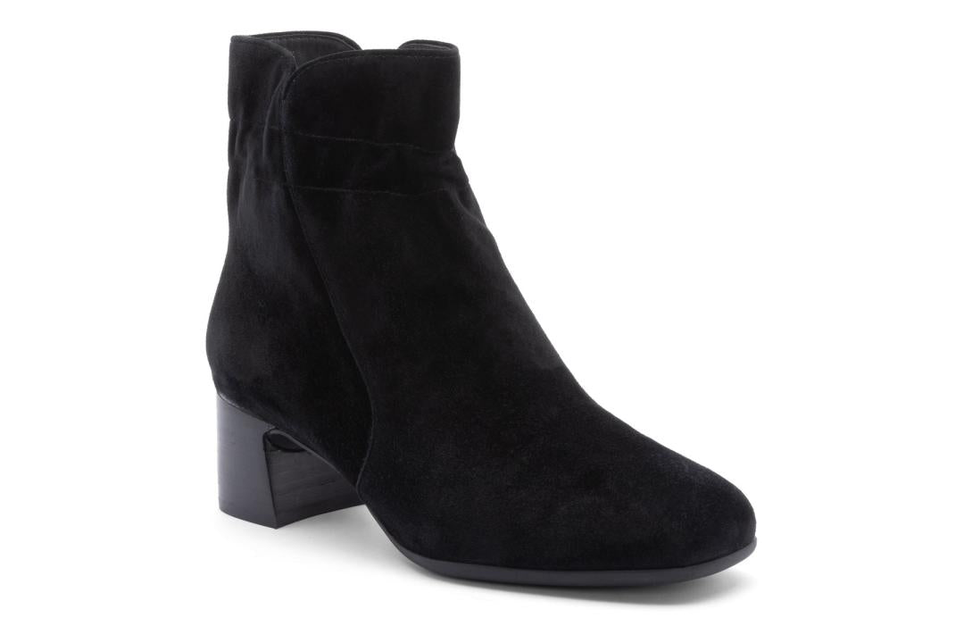 Avenue Mid Black Suede | Women ABEO Footwear Boots