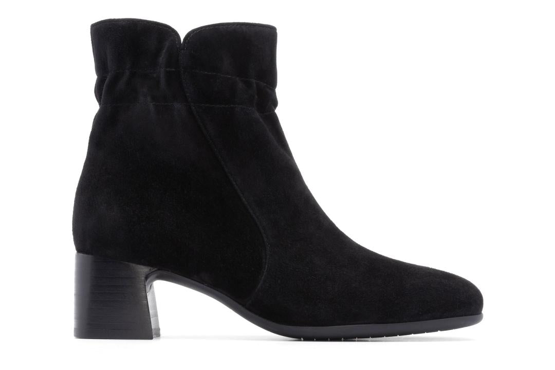 Avenue Mid Black Suede | Women ABEO Footwear Boots