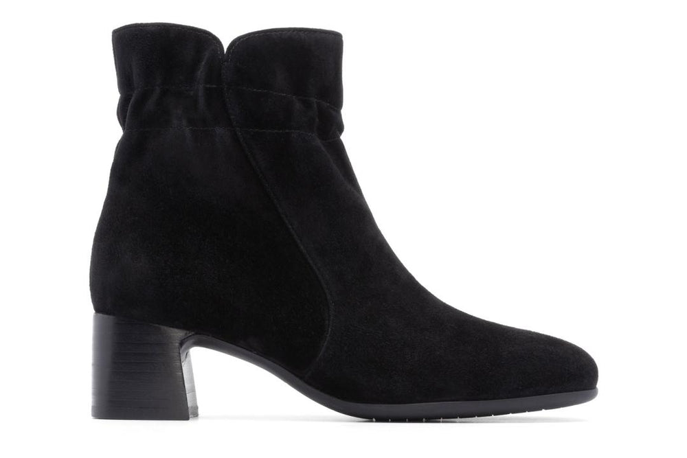 Avenue Mid Black Suede | Women ABEO Footwear Boots