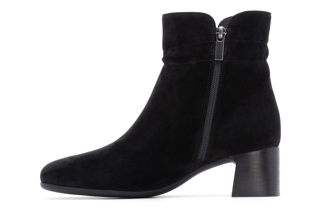 Avenue Mid Black Suede | Women ABEO Footwear Boots