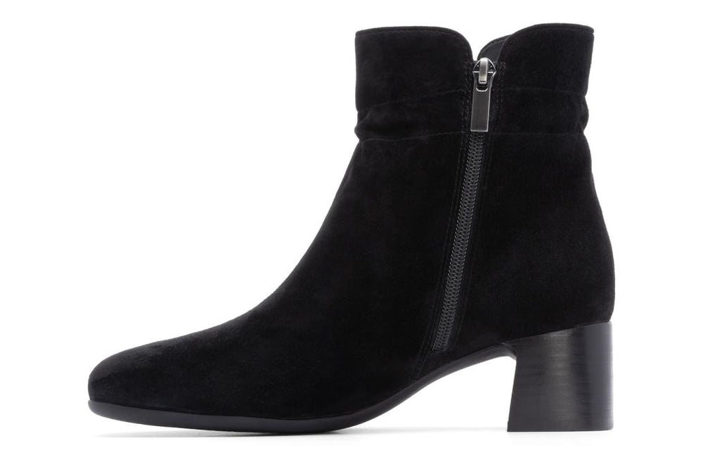 Avenue Mid Black Suede | Women ABEO Footwear Boots