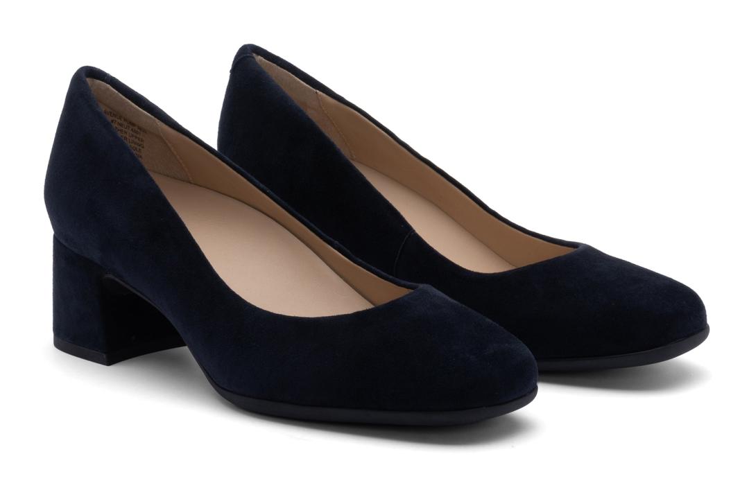 Avenue Pump Navy Suede | Women ABEO Footwear Dress