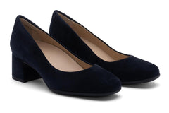 Avenue Pump Navy Suede | Women ABEO Footwear Dress