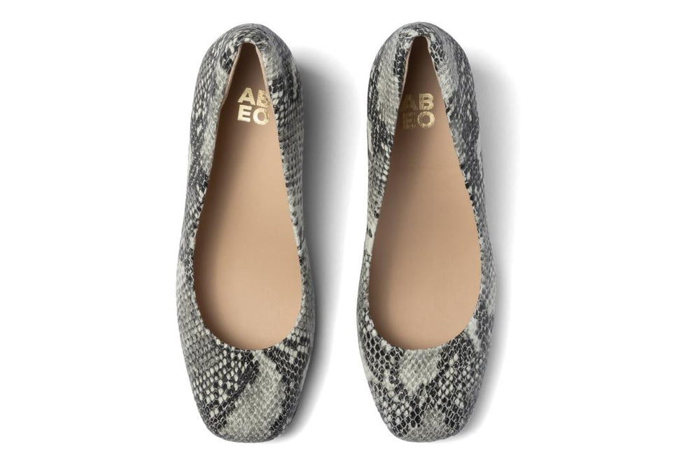 Avenue Pump White Snake | Women ABEO Footwear Dress