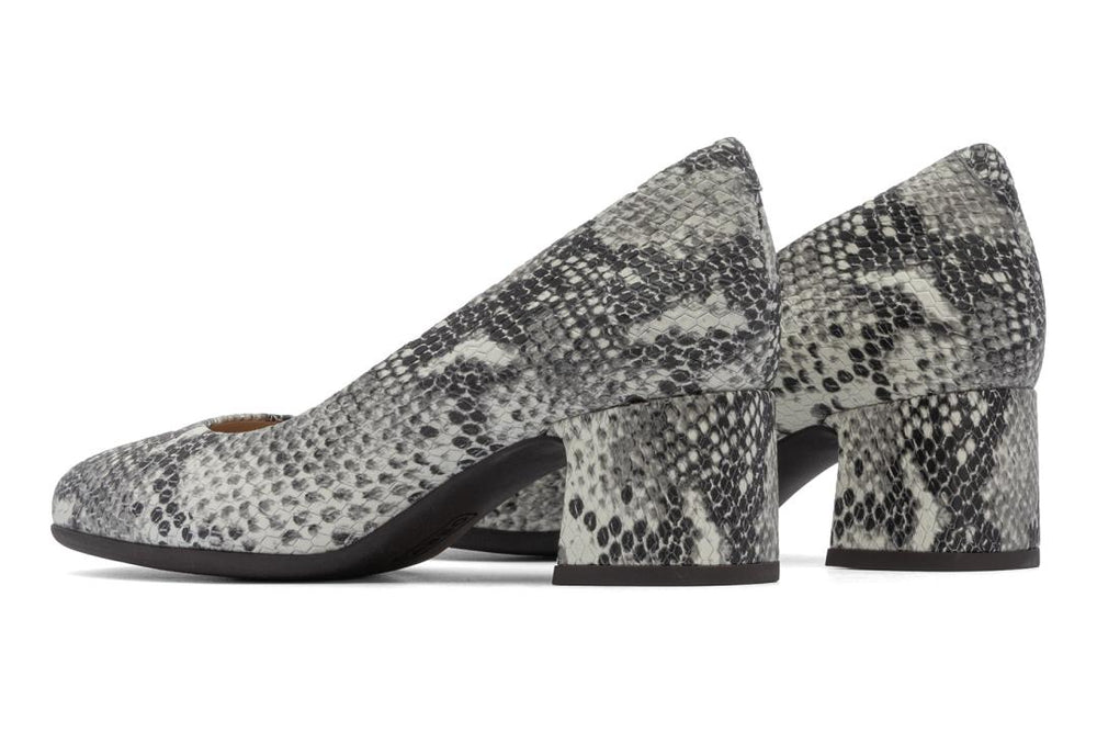 Avenue Pump White Snake | Women ABEO Footwear Dress