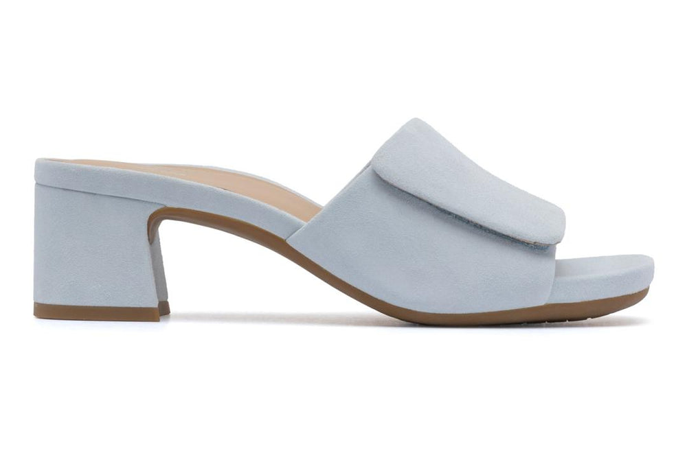Avenue Slide Light Blue Suede | Women ABEO Footwear Dress