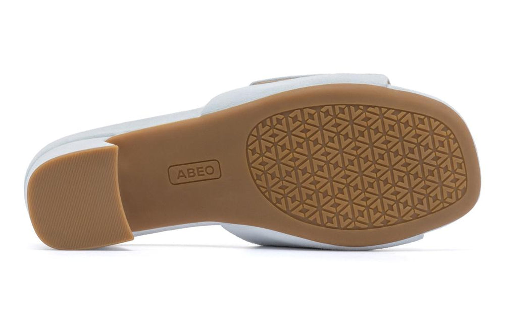 Avenue Slide Light Blue Suede | Women ABEO Footwear Dress