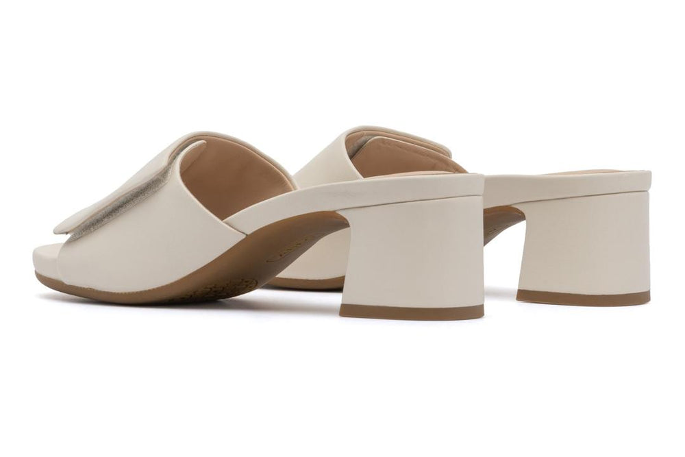 Avenue Slide Off White Leather | Women ABEO Footwear Dress