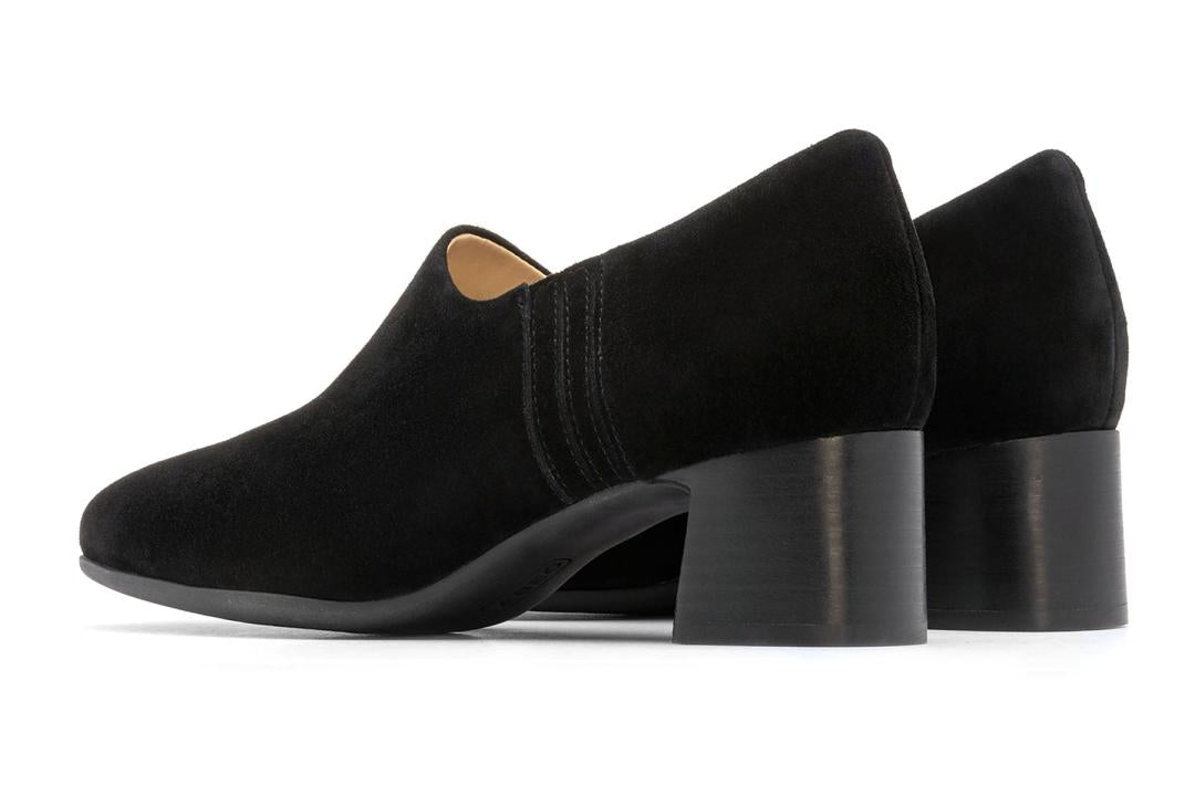 Avenue Slip On Black Suede | Women ABEO Footwear Dress