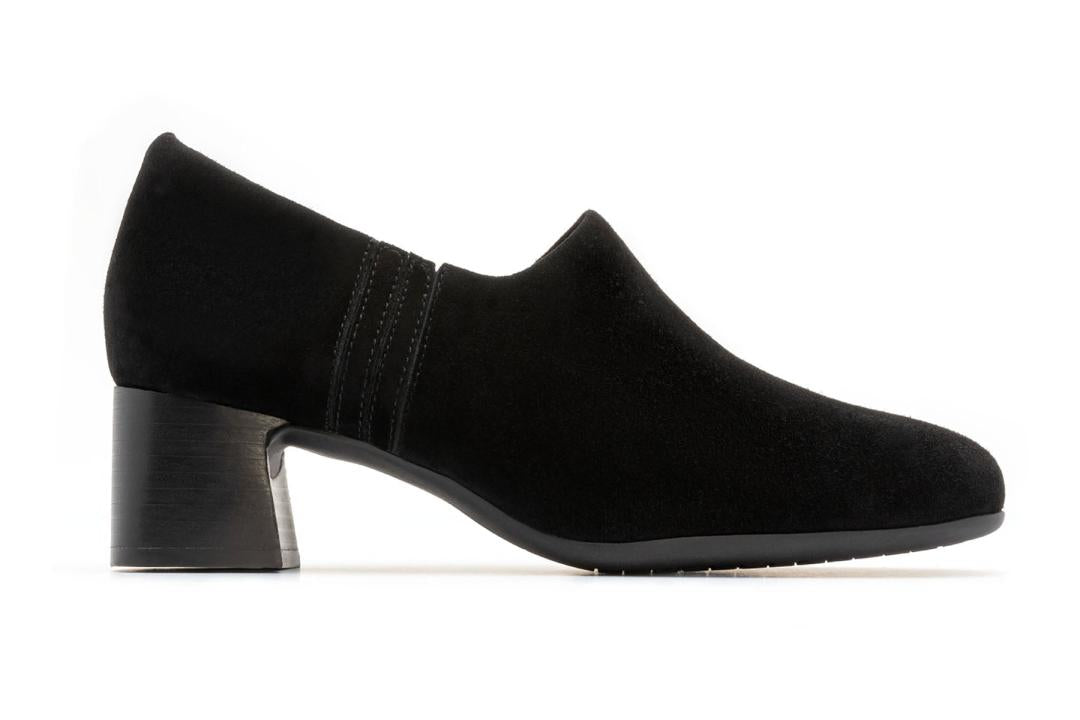 Avenue Slip On Black Suede | Women ABEO Footwear Dress
