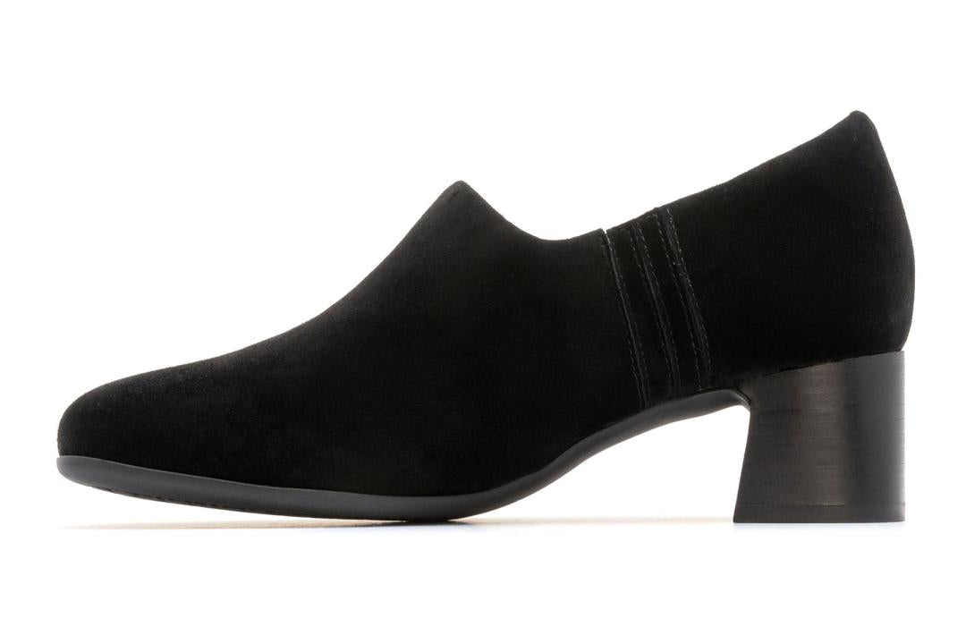 Avenue Slip On Black Suede | Women ABEO Footwear Dress