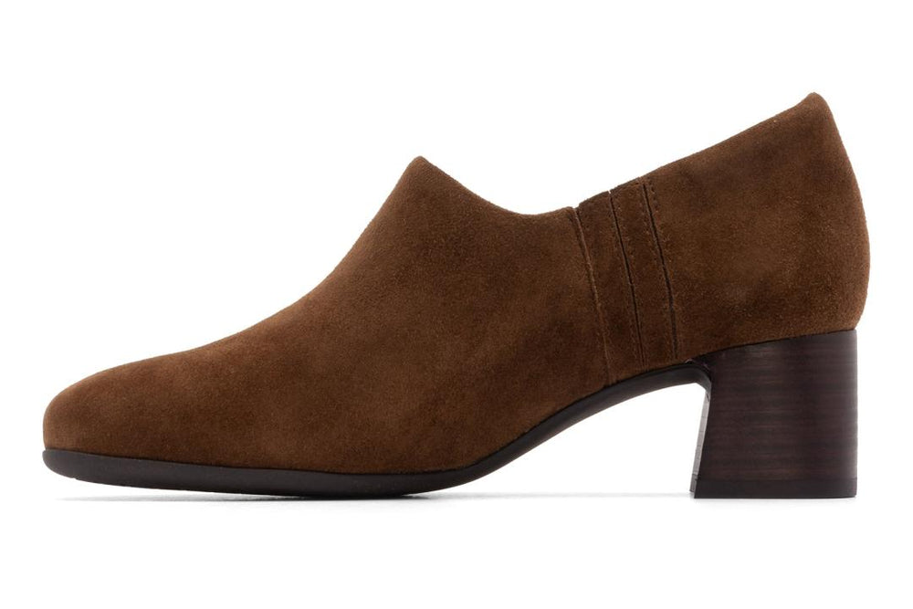 Avenue Slip On Caramel Suede | Women ABEO Footwear Dress