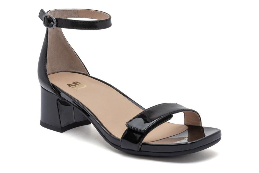 Avenue Strap Black Patent | Women ABEO Footwear Dress