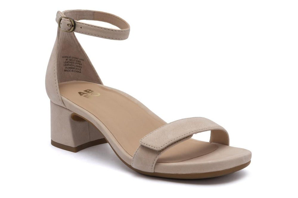Avenue Strap Cuban Sand Leather | Women ABEO Footwear Dress