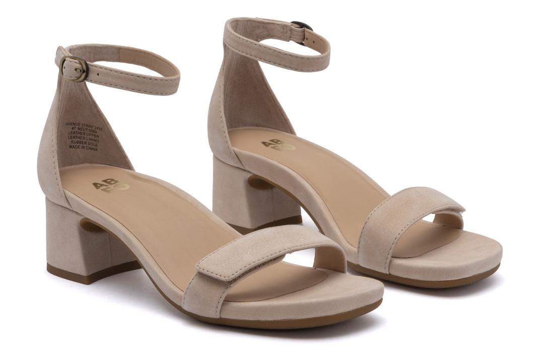 Avenue Strap Cuban Sand Leather | Women ABEO Footwear Dress