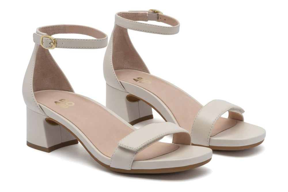 Avenue Strap Off White Leather | Women ABEO Footwear Dress