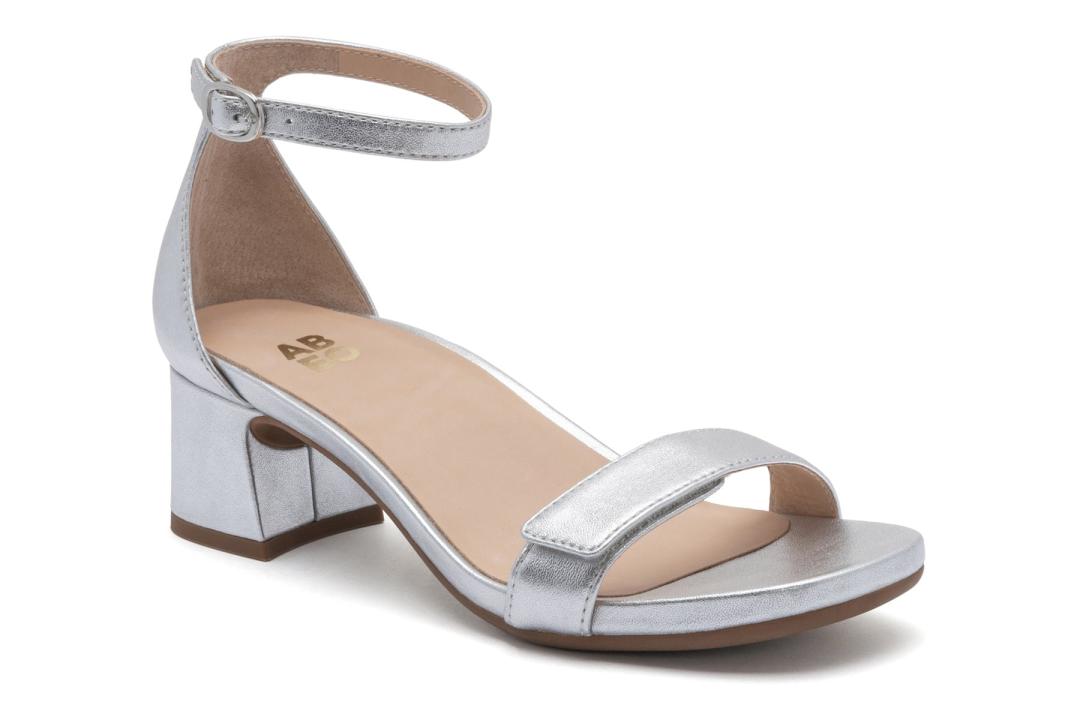 Avenue Strap Silver Leather | Women ABEO Footwear Dress