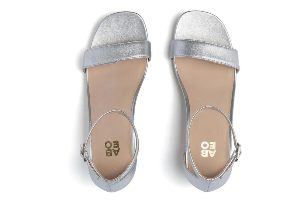 Avenue Strap Silver Leather | Women ABEO Footwear Dress