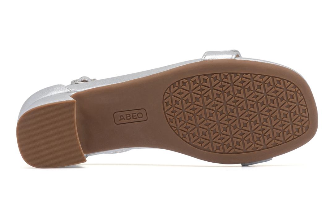 Avenue Strap Silver Leather | Women ABEO Footwear Dress