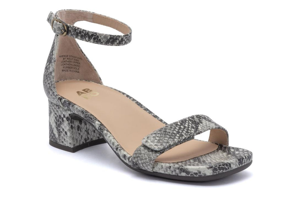 Avenue Strap Snake Print Leather | Women ABEO Footwear Dress
