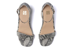 Avenue Strap Snake Print Leather | Women ABEO Footwear Dress