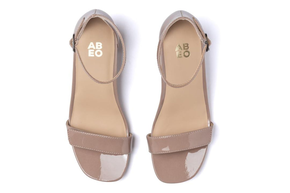 Avenue Strap Tan Patent | Women ABEO Footwear Dress