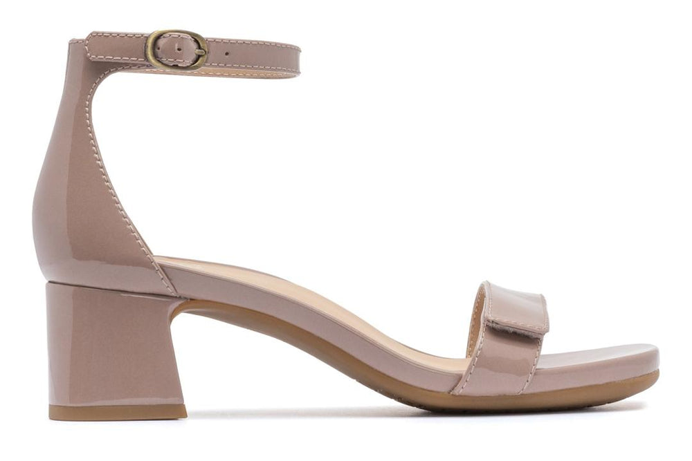 Avenue Strap Tan Patent | Women ABEO Footwear Dress
