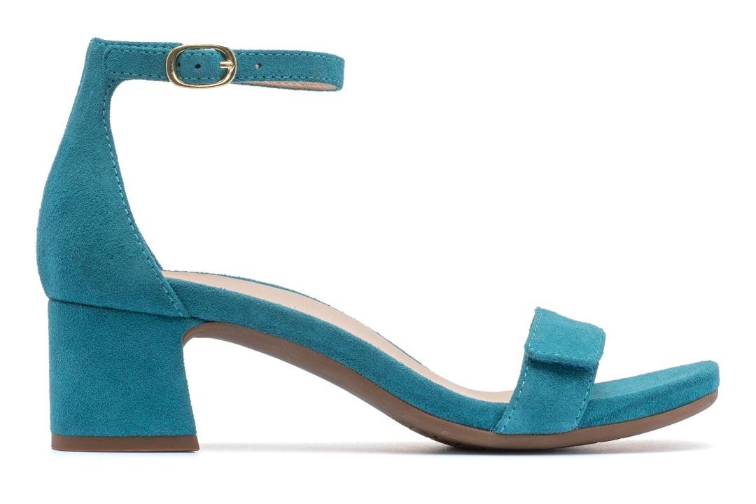 Avenue Strap Teal Suede | Women ABEO Footwear Sandals