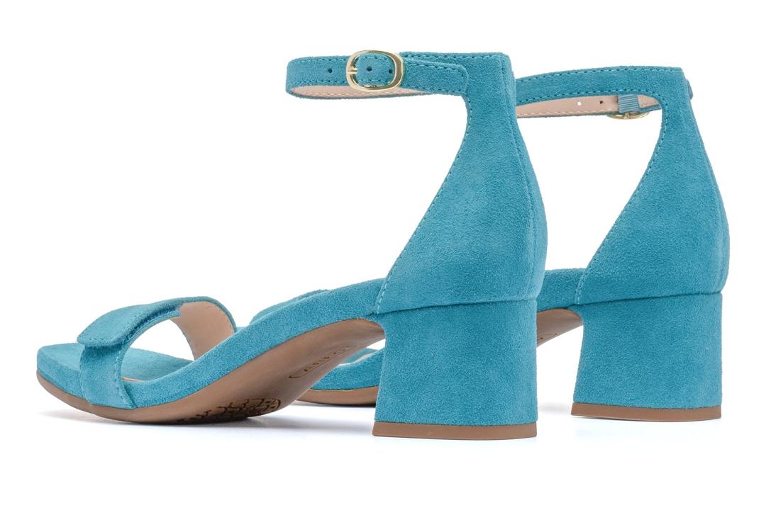 Avenue Strap Teal Suede | Women ABEO Footwear Sandals