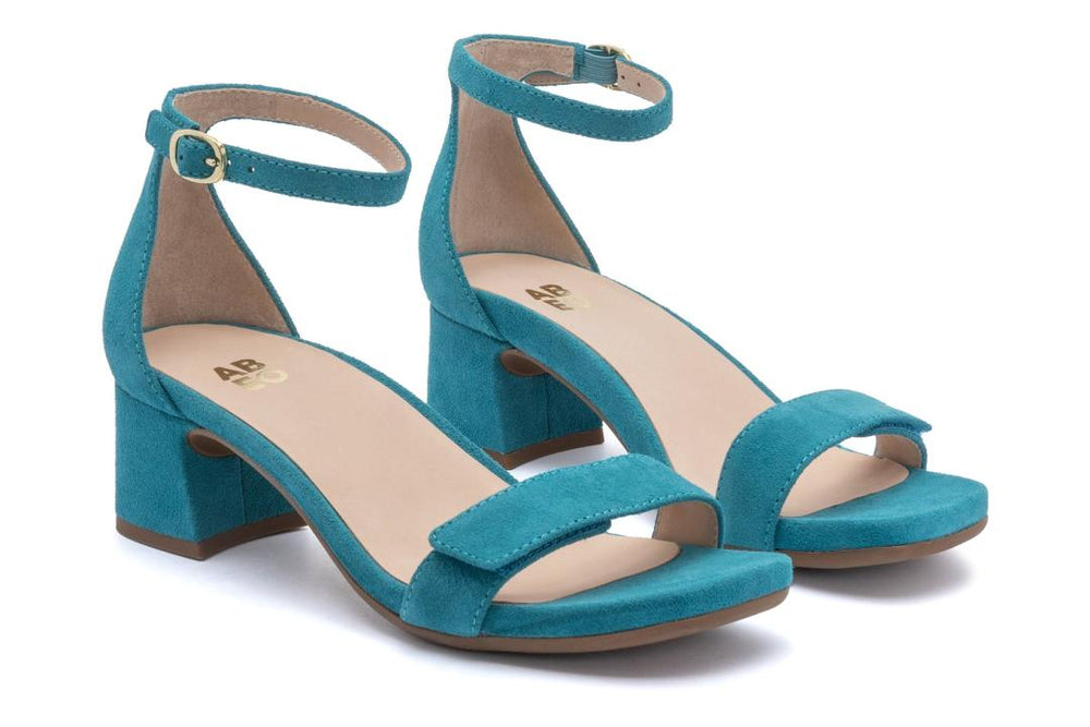 Avenue Strap Teal Suede | Women ABEO Footwear Sandals