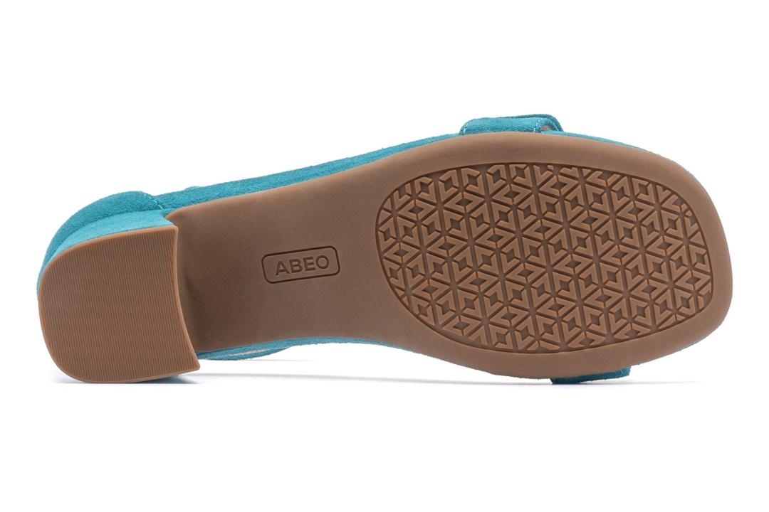 Avenue Strap Teal Suede | Women ABEO Footwear Sandals