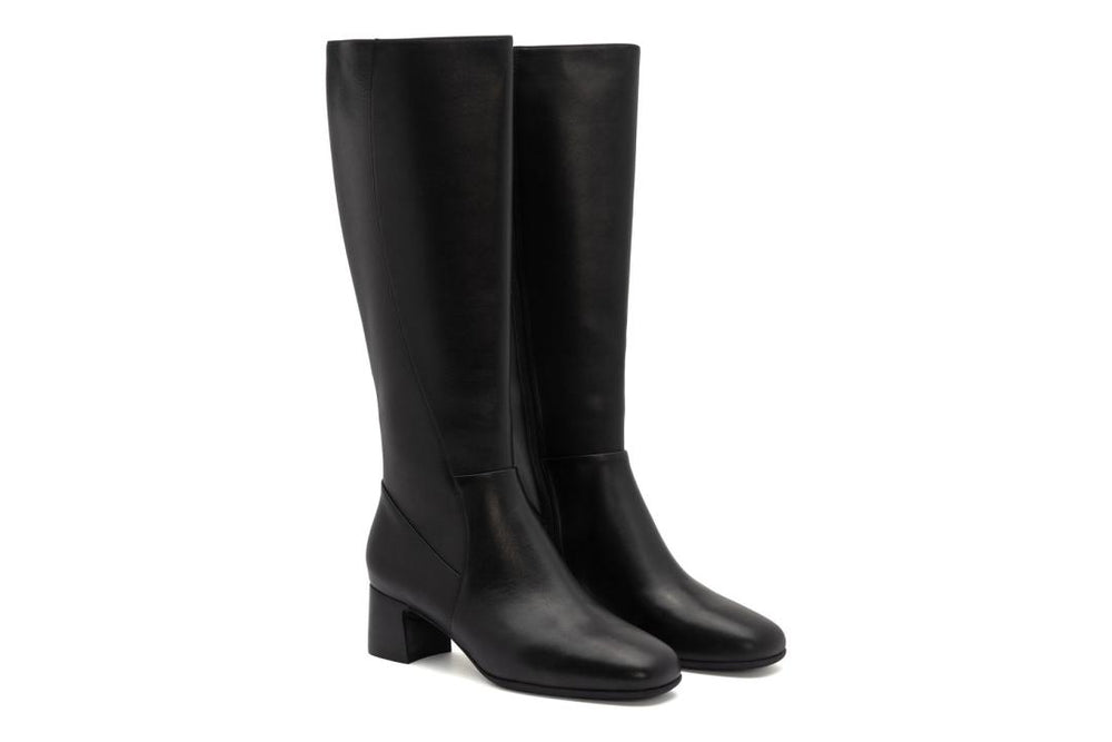 Avenue Tall Black Nappa | Women ABEO Footwear Boots